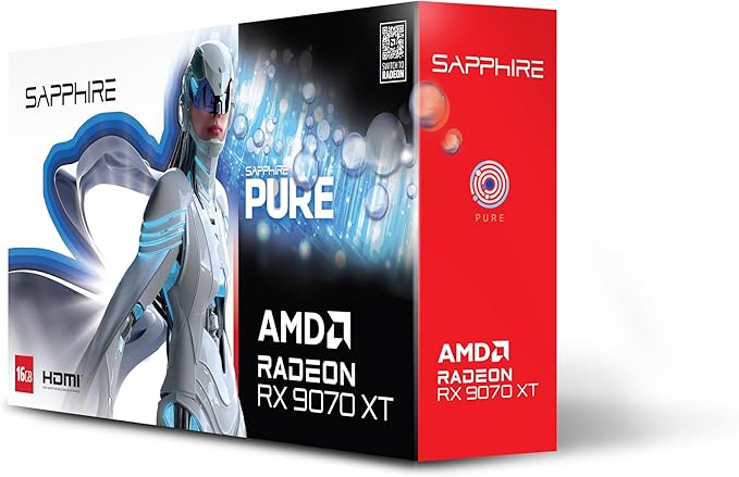 Sapphire PURE AMD Radeon RX 9070 XT 16 GB DDR6